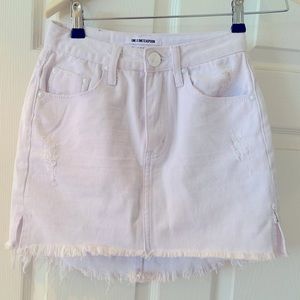 One teaspoon white mini skirt 2020 size 23 never been worn!